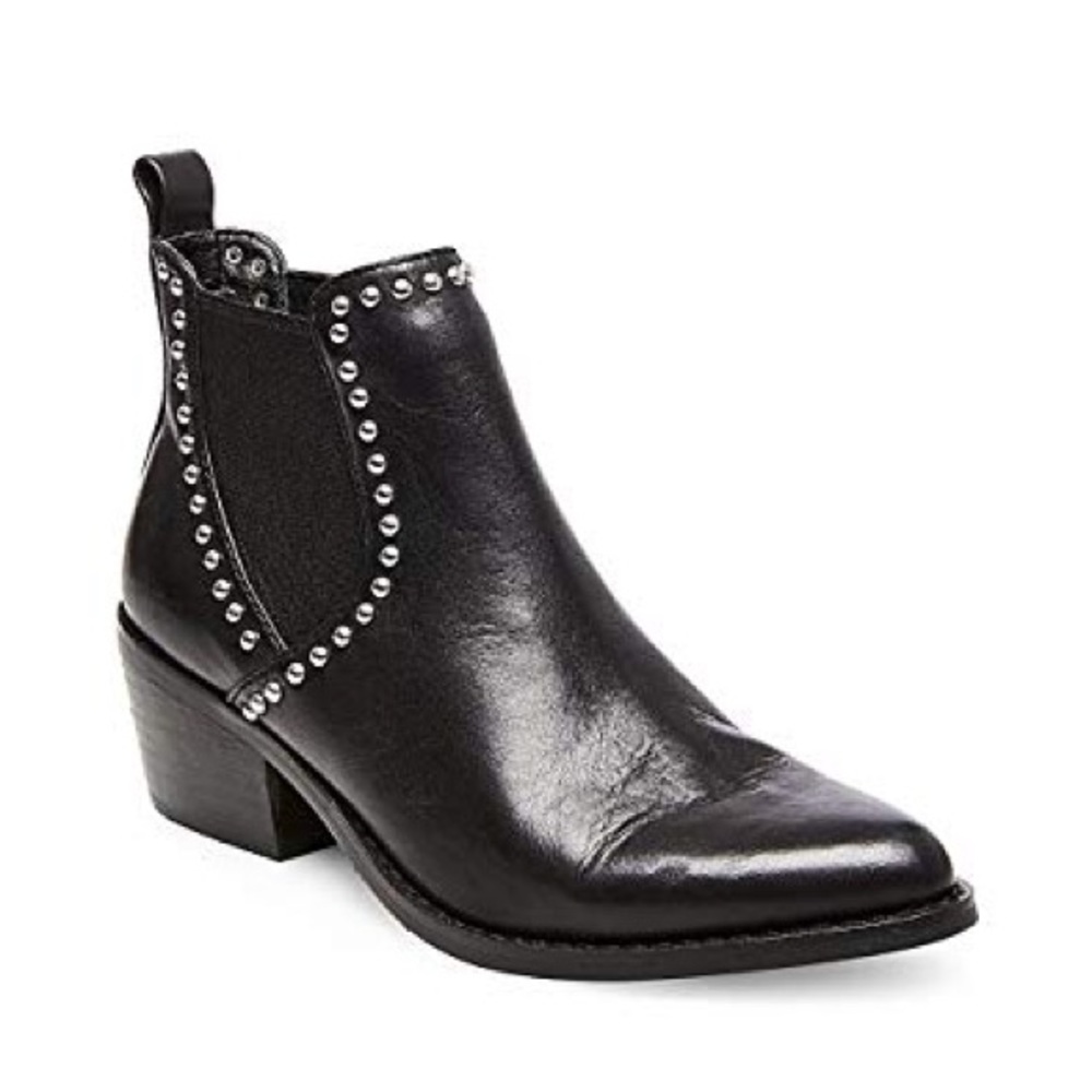 Steve Madden Leather Studded Booties